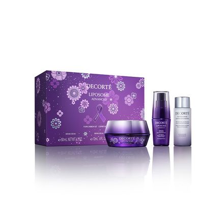 コスメデコルテ リポソーム アドバンスト リペアクリーム パープルリボン セット 2025