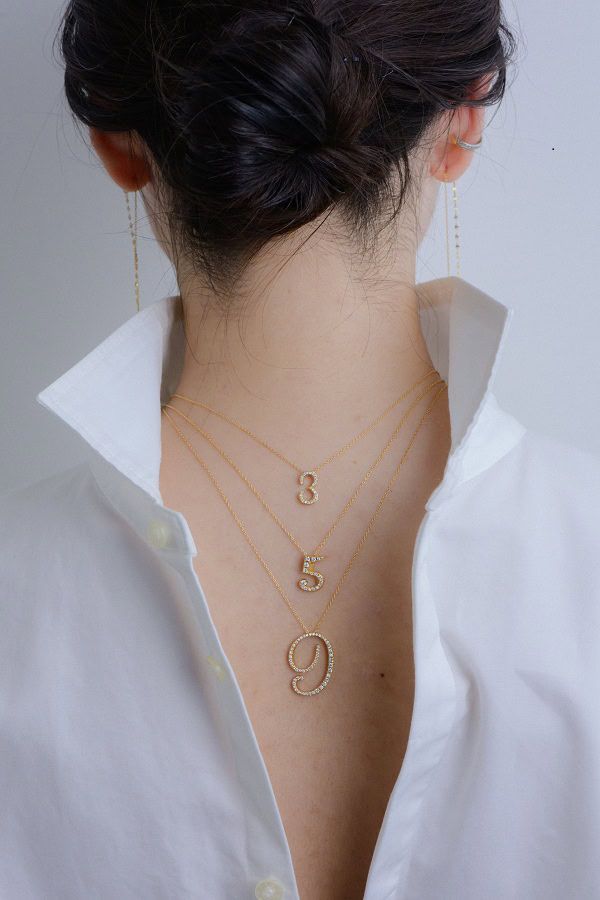 セプテンバーファイブのナンバーネックレス