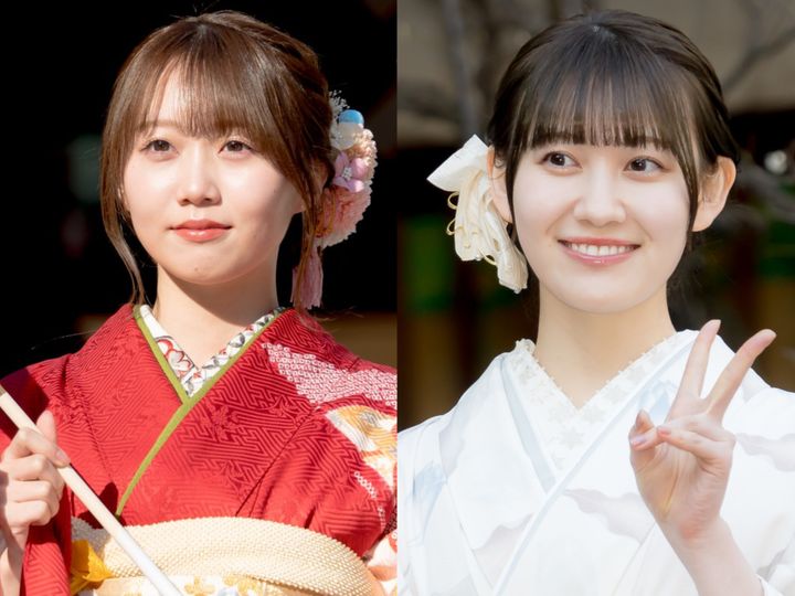 （左から）乃木坂46・矢久保美緒、松尾美佑 width=