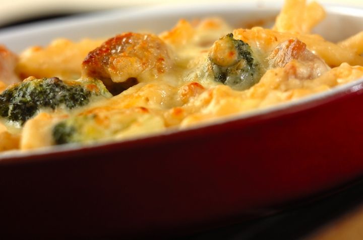 フライパンひとつで簡単！チキンマカロニグラタンの作り方5