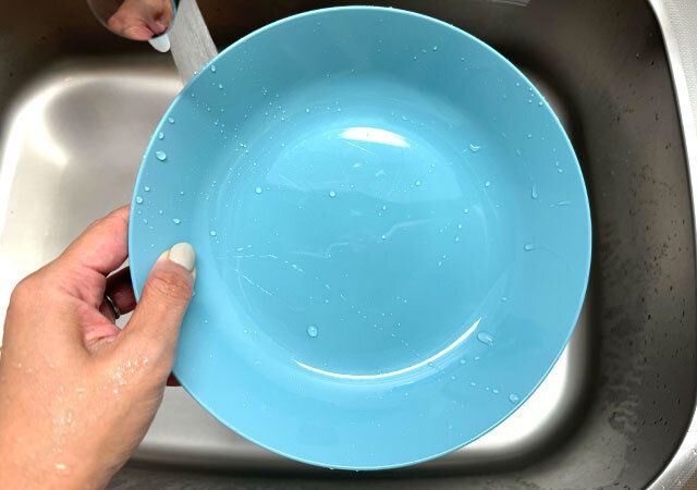 水で泡立つキッチンクロス（洗剤付、15枚） 使用後