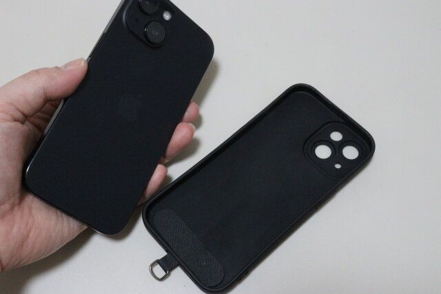 キャンドゥ スマホケース用 本革ハンドストラップ キャメル 使い方