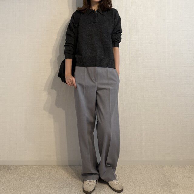 きれいめパンツ合わせで通勤にも活躍！