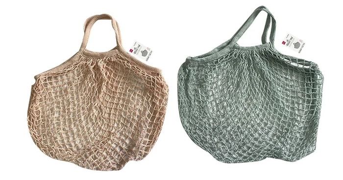 メッシュバッグ（ピンク、ミント）