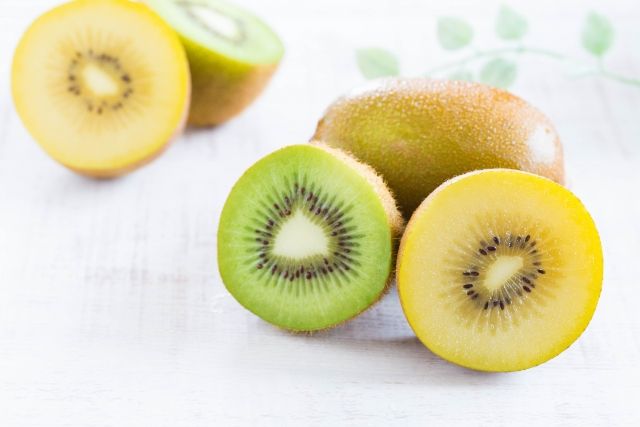 ゴールドキウイとグリーンキウイ