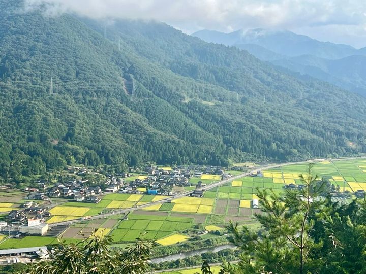 竹田城跡山頂からの景色