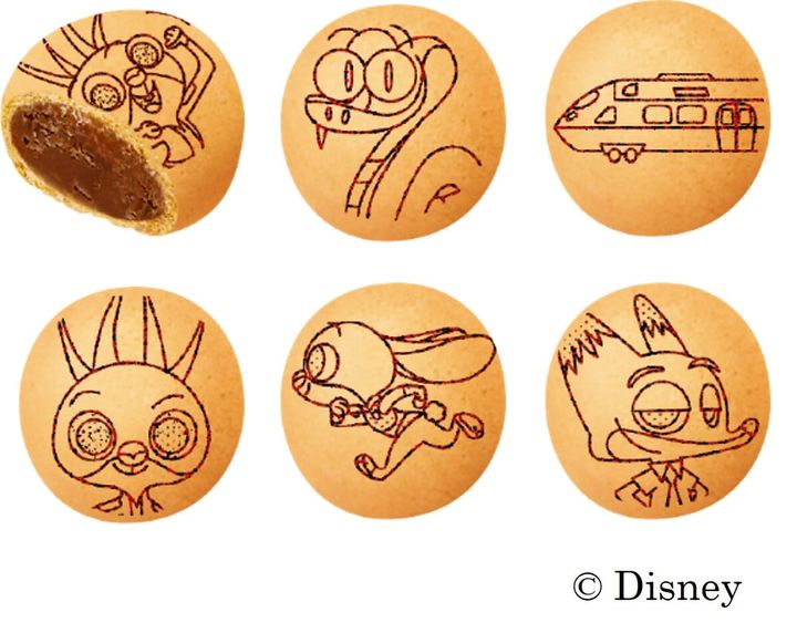 お菓子の絵柄は全34種類