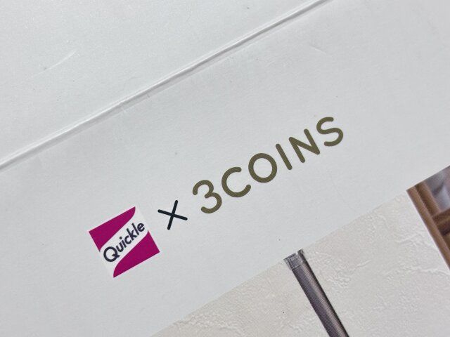 スリーコインズとクイックルのコラボグッズ