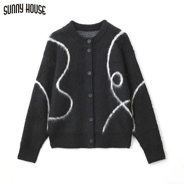 しまむらコード柄ニットカーディガンSUNNY HOUSE