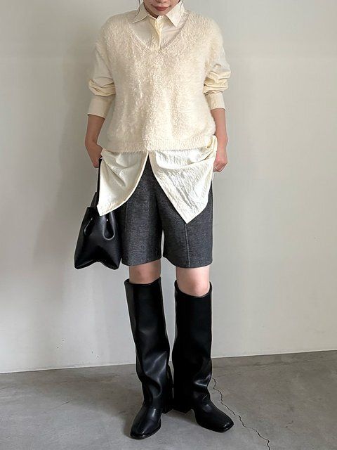 ニットベストコーデ2