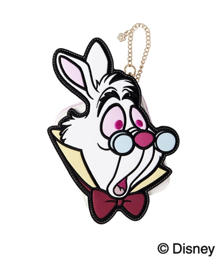 白うさぎデザイン ダイカットポーチ