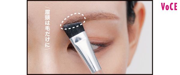 眉頭は毛だけに