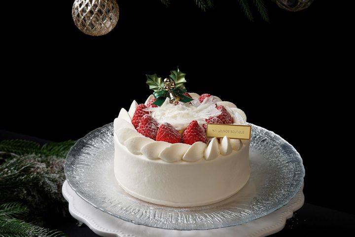 「ホワイトクリスマスショートケーキ」直径15cm（4～6名様用）7500円/直径18cm（6～8名様用）9900円