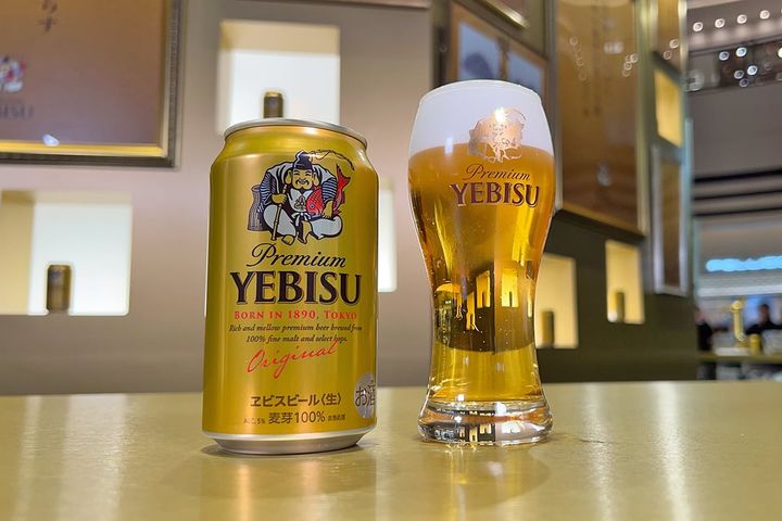 リニューアルされた「ヱビスビール」が味わえる！