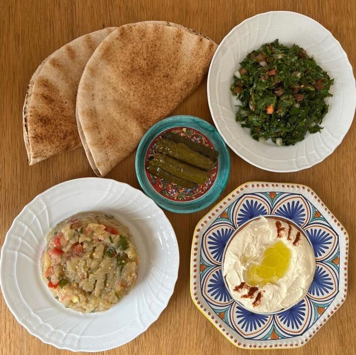 テイクアウトの前菜4種。