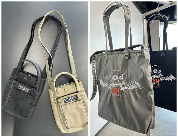 画像: 【UG】左：ショルダーバッグ UNDERCOVER［縦20×横(底)15.5×マチ4cm］ 各¥2,290、右：トートバッグ UNDERCOVER +X（オンラインストア及び一部店舗にて販売） 各¥3,990 www.gu-global.com