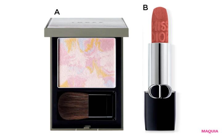 HANA マキア 25年11月号 秋メイク THREE ディスコーダントダンス フェイスパウダー ルージュ ディオール 720V