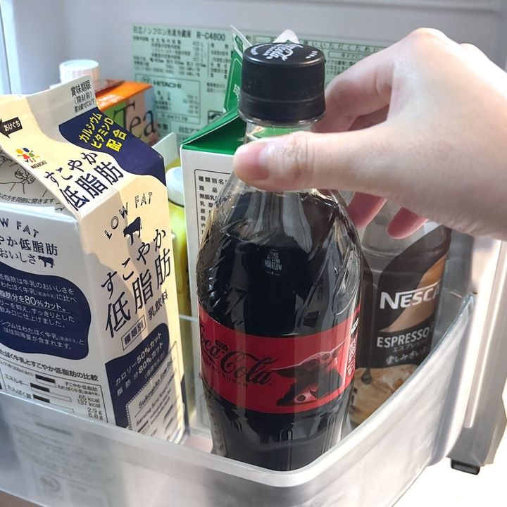 飲む前に冷蔵庫で冷やして