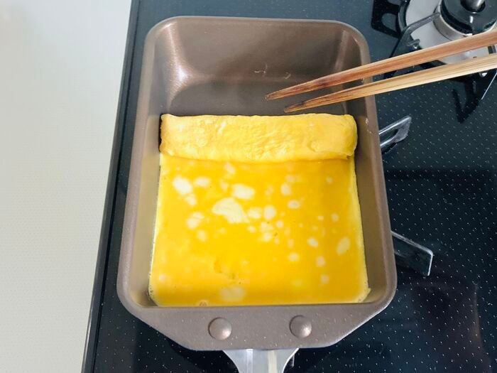 『炭酸水×卵』を試した結果→見た目からもう違う！？想像以上に“ふわっふわ”な卵焼き裏ワザ。