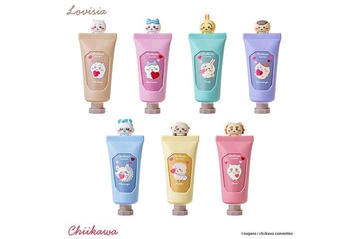 Lovisia ちいかわマスコットハンドクリーム／￥1,100（税込み）