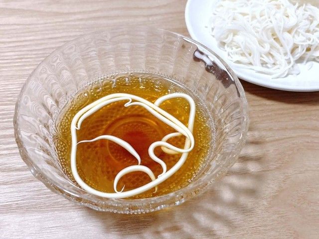 そうめん×めんつゆ×マヨネーズ