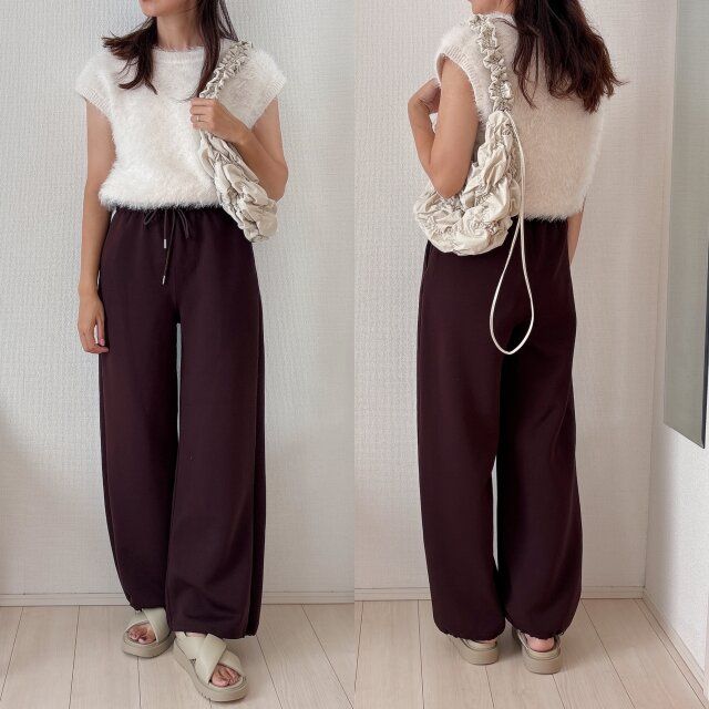 スウェパンも部屋着にみえない