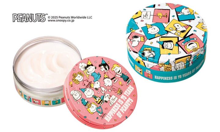 スチームクリーム ＜ピーナッツ＞ 75 ハピネス 75g 各￥2,398（ともにスチームクリーム／Sonotas）