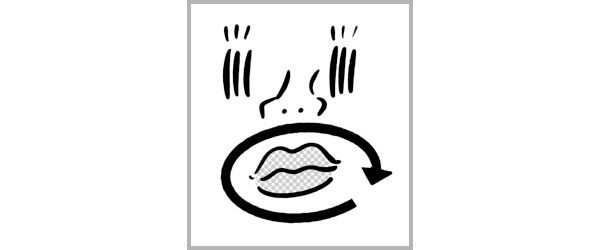 膨らまし舌まわし