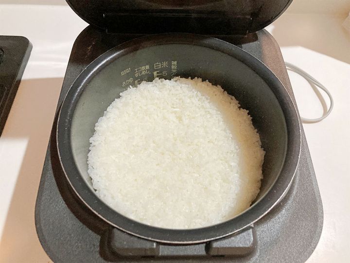 炊きあがったご飯