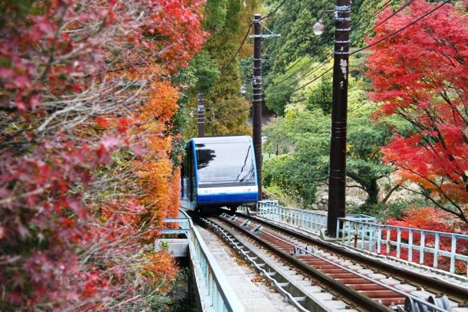 皿倉山ケーブルカー沿線(紅葉1)