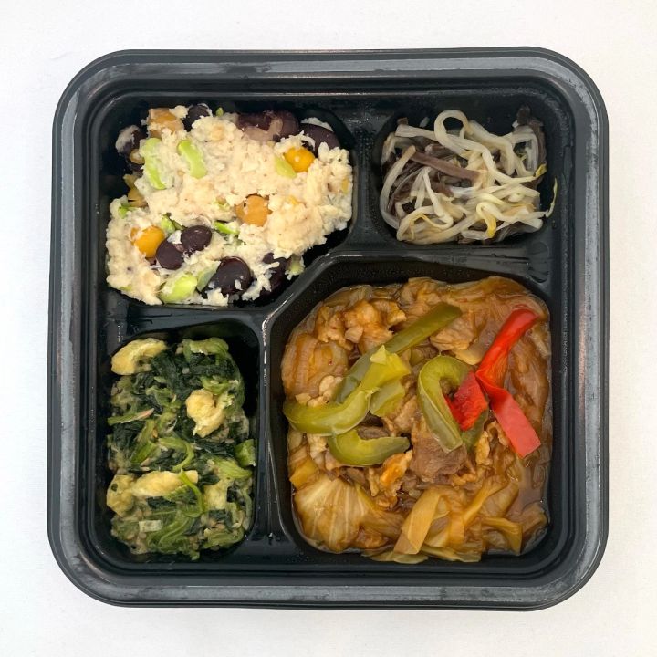 ダイエット弁当、回鍋肉、試食、冷凍宅配弁当、サポートミール
