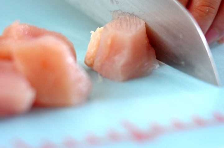 鶏天丼の下準備1