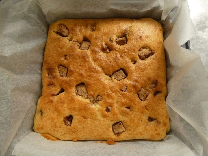 満足感たっぷり！「ブラックサンダーのスティックケーキ」