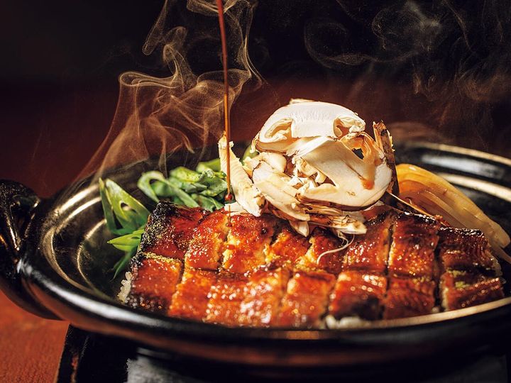 広尾『味のなかむら』の「鱧と松茸の陶板焼きめし」