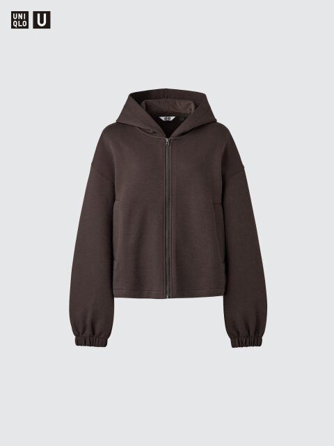 2025秋ユニクロ女性コラボスウェットフルジップパーカ