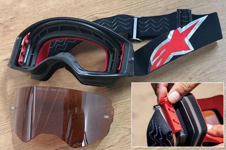 【Alpinestars スーパーテックゴーグル】歪みゼロでクリアな視界！ レンズ交換もクイック【編集スタッフが本気で試す！みんなのテスト】