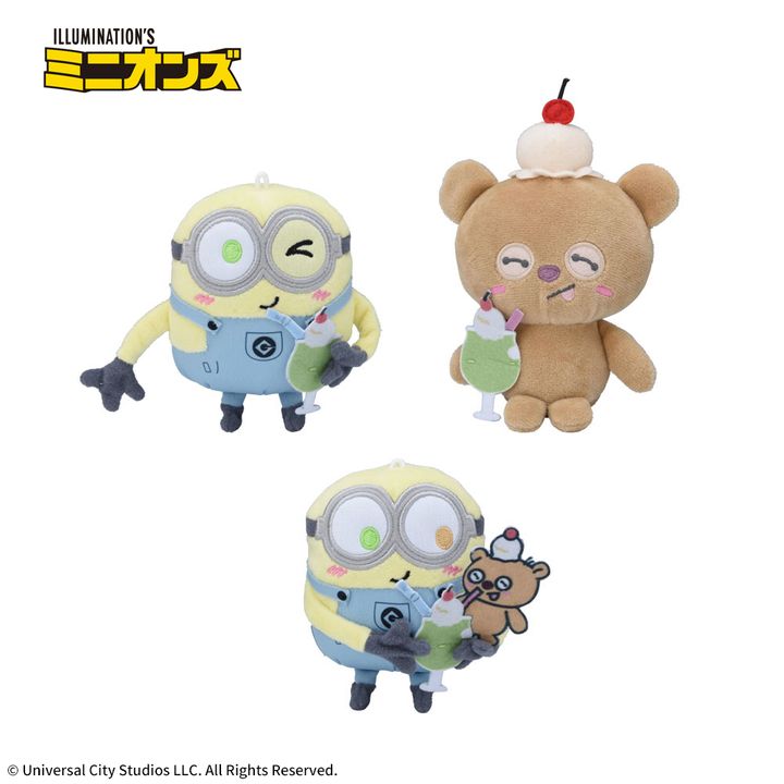 ミニオン マスコット“ボブ&ティム” クリームソーダ