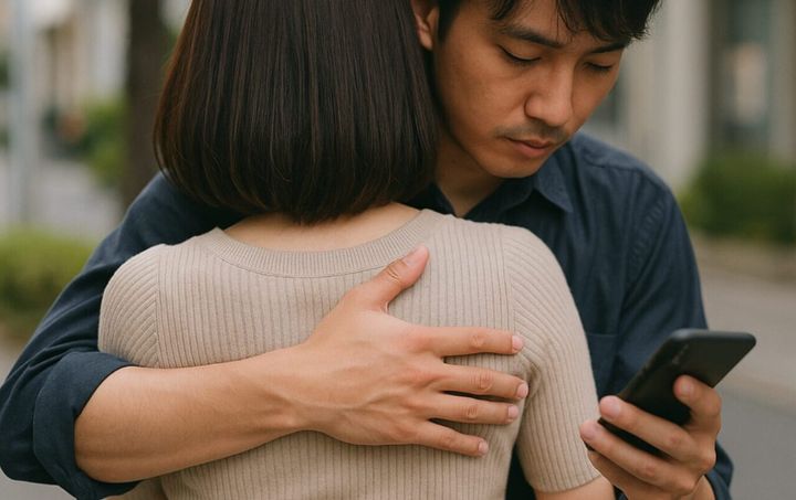 Smartphone-hug