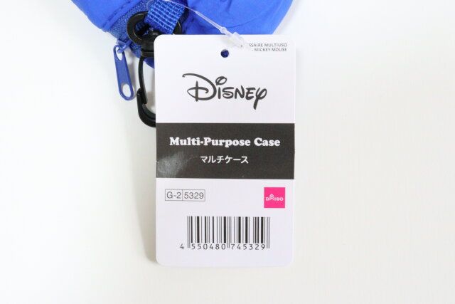 ダイソーのマルチケース（ミッキーマウス）のバーコード