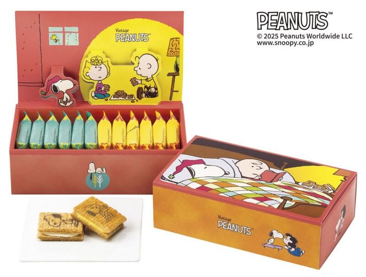 スヌーピー シュガーバターの木 詰合せ 12個入￥1,857（シュガーバターの木／グレープストーンお客様窓口）