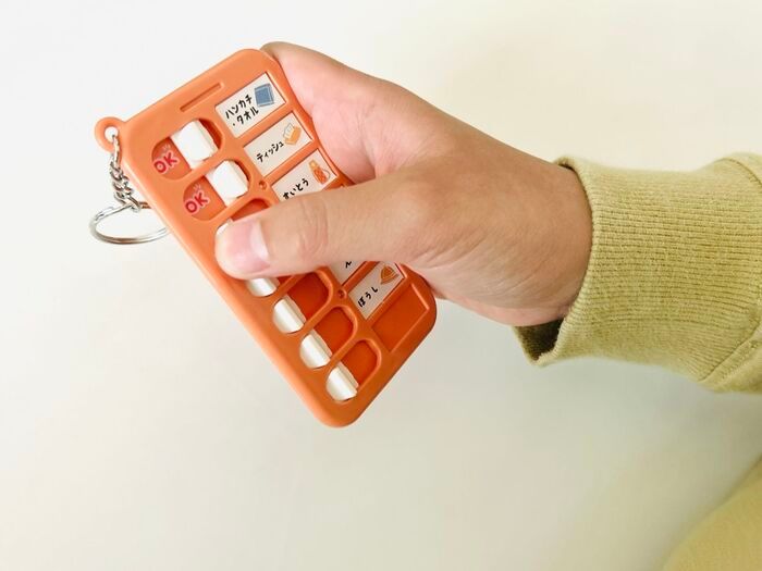 【セリア】小さな穴が空いたキーホルダー？→「忘れっぽい人」や「心配性の人」は必携アイテムですよ♪