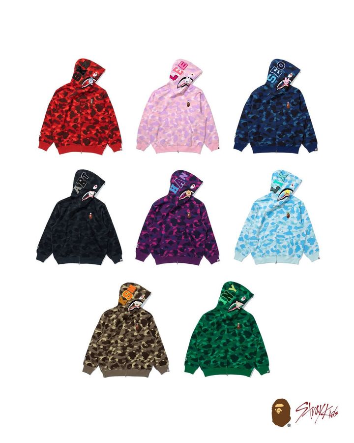 SHARK FULL ZIP HOODIE ¥47,000