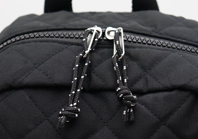 ロープハンドル付きダブルジップファスナー