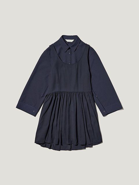 GUの2ピースシャツミニワンピースセット