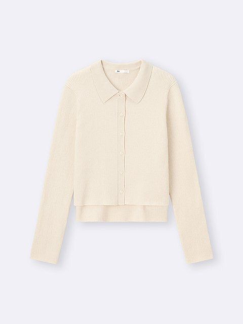 GUの2ピースリブニットポロシャツ