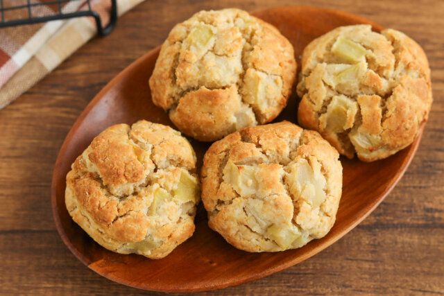 米粉のりんごスコーン 完成