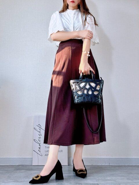 レディな魅力たっぷり♡きれいめお出かけコーデ