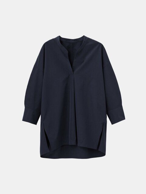 2025plst秋冬女性おすすめタイプライターコクーンブラウス