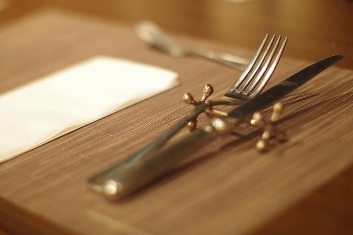 カトラリーレストとカトラリー