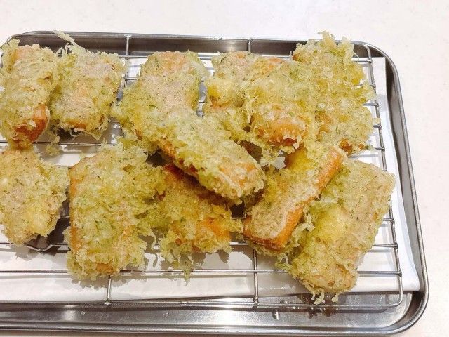 おさかなのソーセージの磯辺揚げ